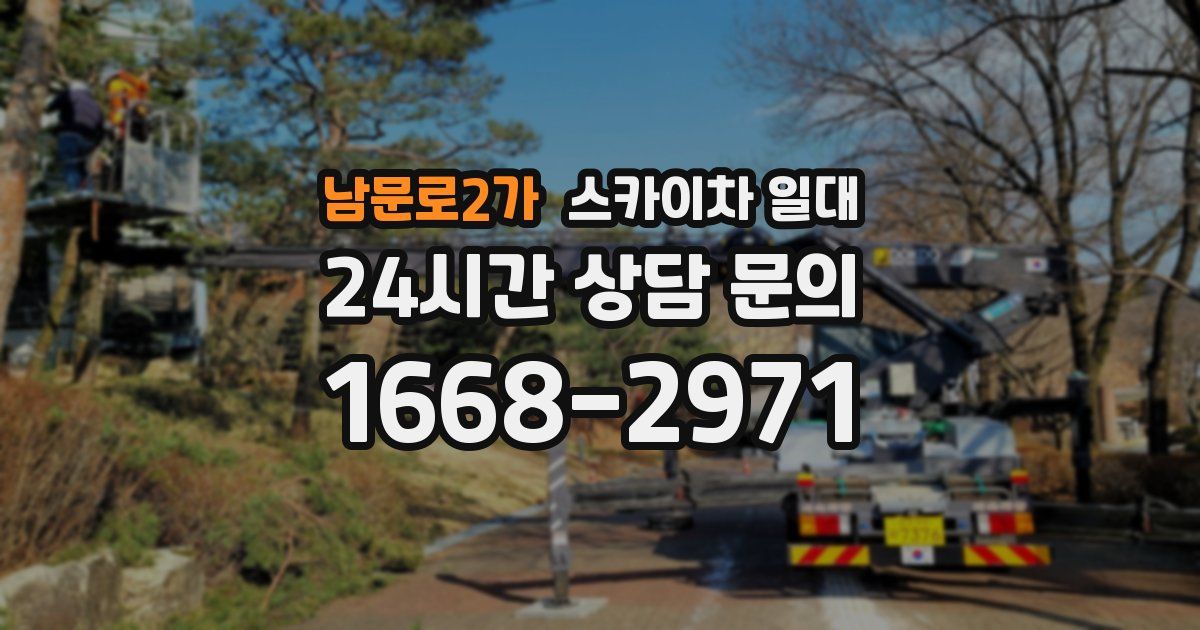 남문로2가 스카이차 일대