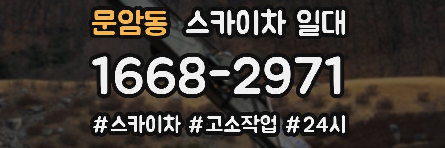 문암동 스카이차 일대