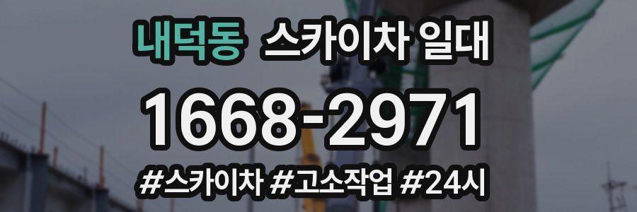 내덕동 스카이차 일대