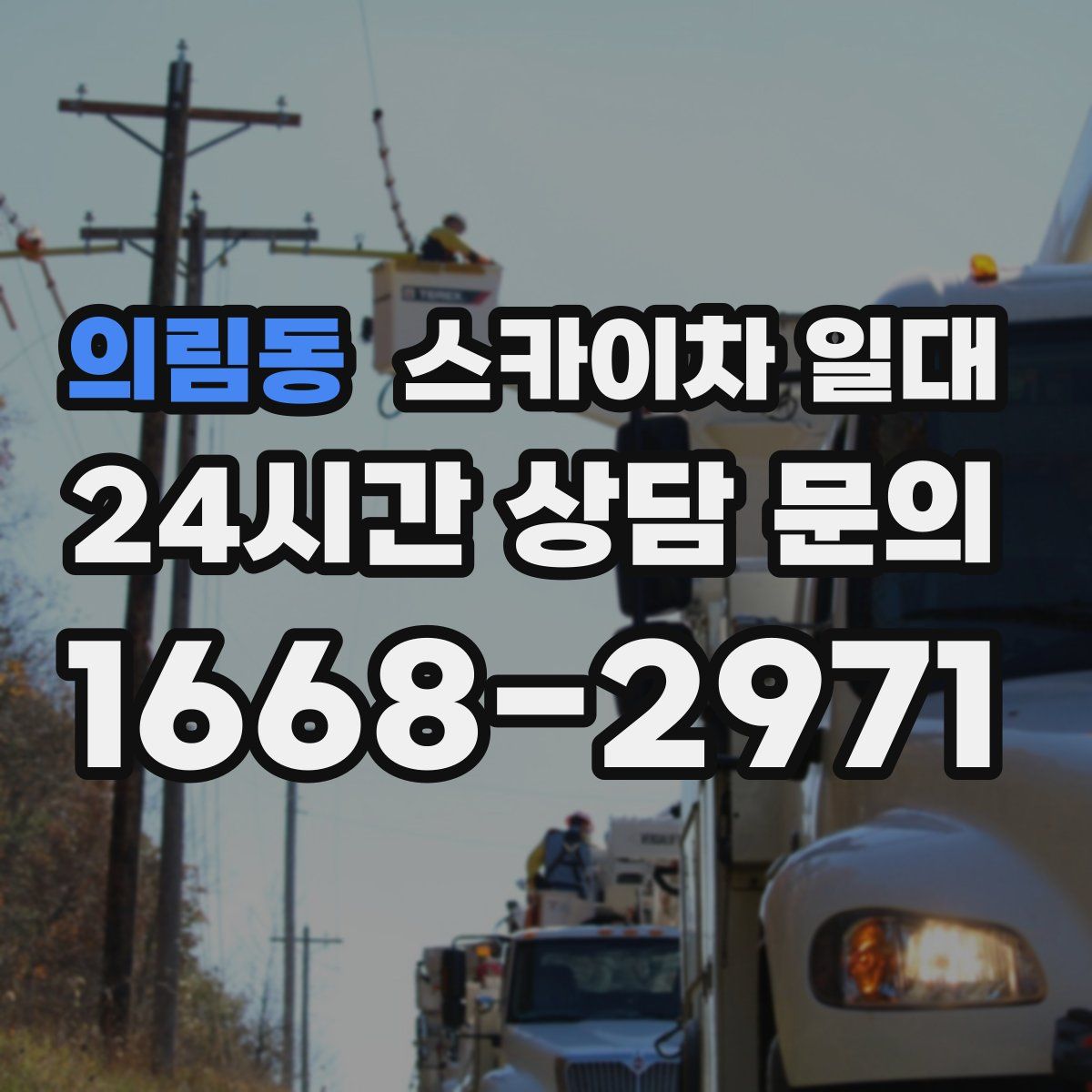 의림동 스카이차 일대