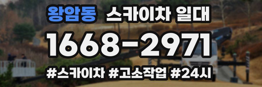 왕암동 스카이차 일대
