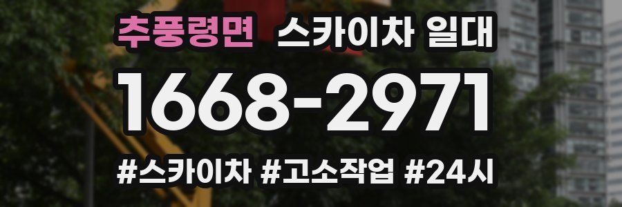 추풍령면 스카이차 일대