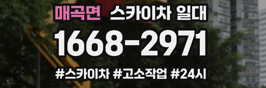 매곡면 스카이차 일대