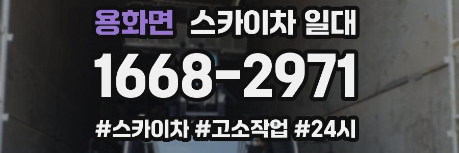 용화면 스카이차 일대