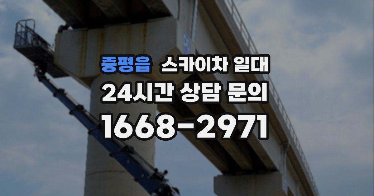 증평읍 스카이차 일대