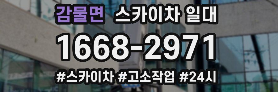 감물면 스카이차 일대