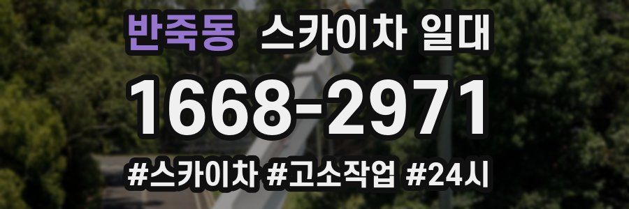 반죽동 스카이차 일대