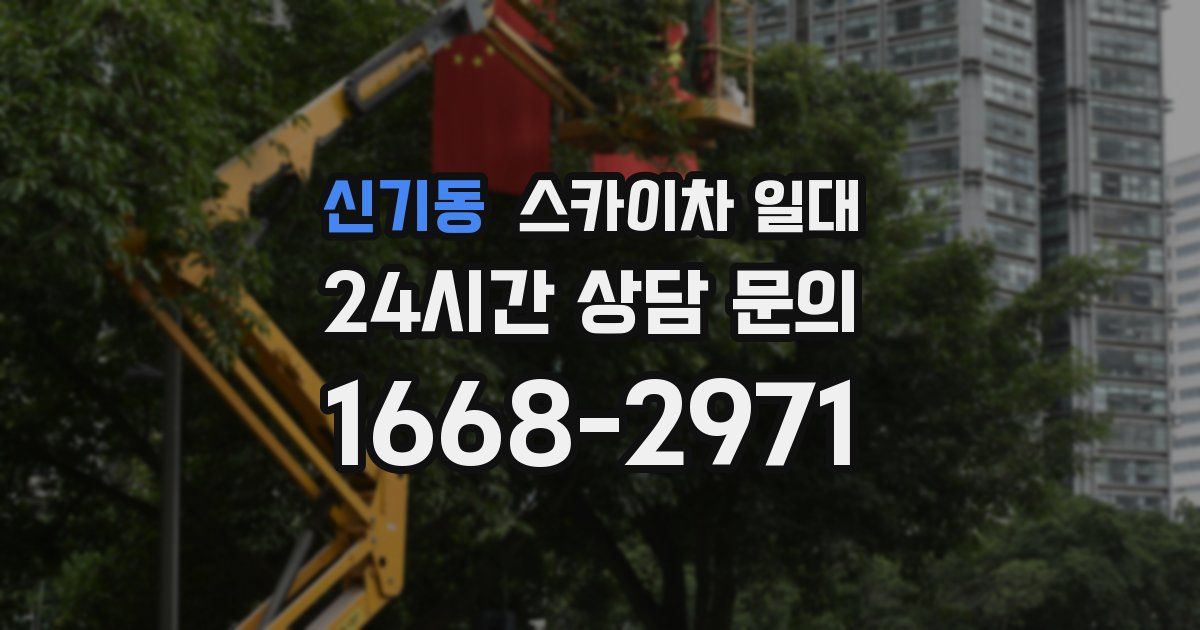 신기동 스카이차 일대