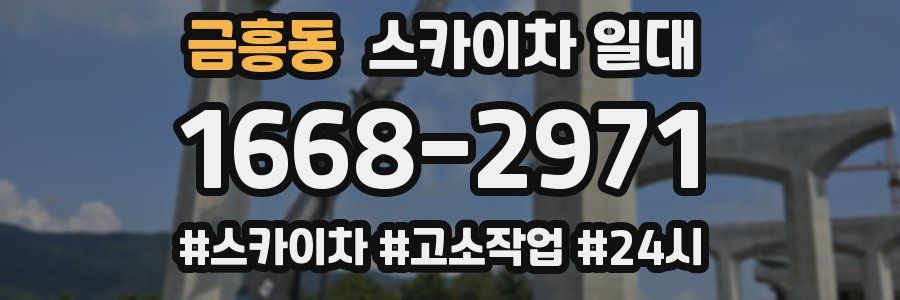 금흥동 스카이차 일대