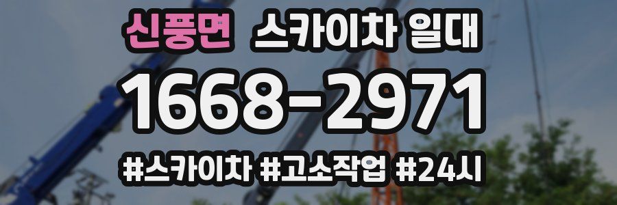 신풍면 스카이차 일대