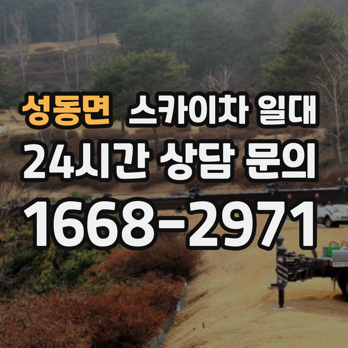 성동면 스카이차 일대