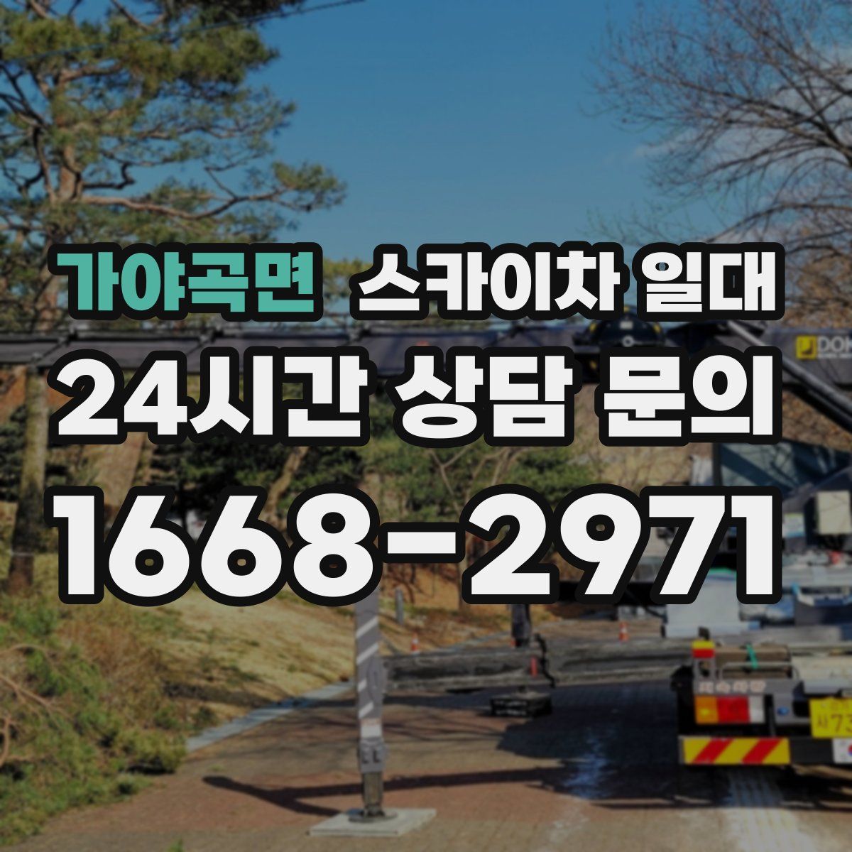 가야곡면 스카이차 일대