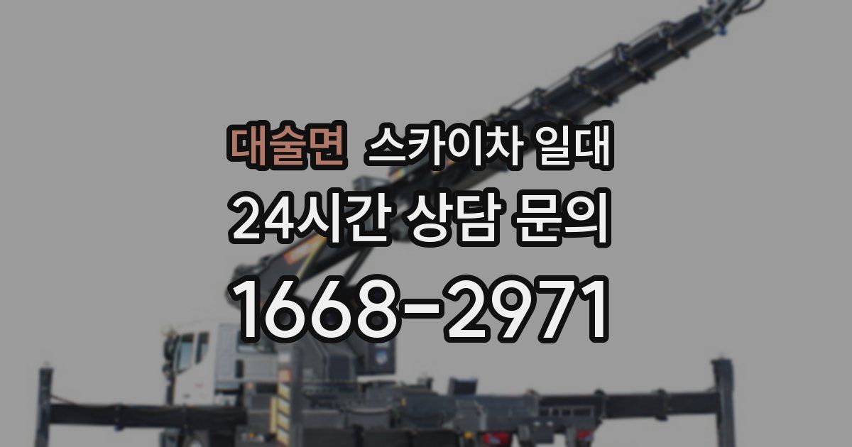 대술면 스카이차 일대
