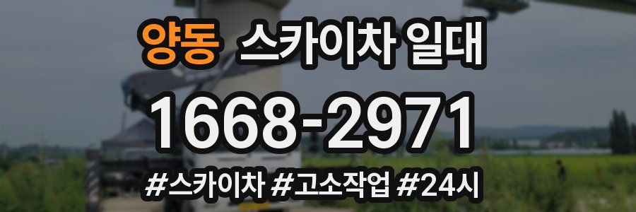 양동 스카이차 일대