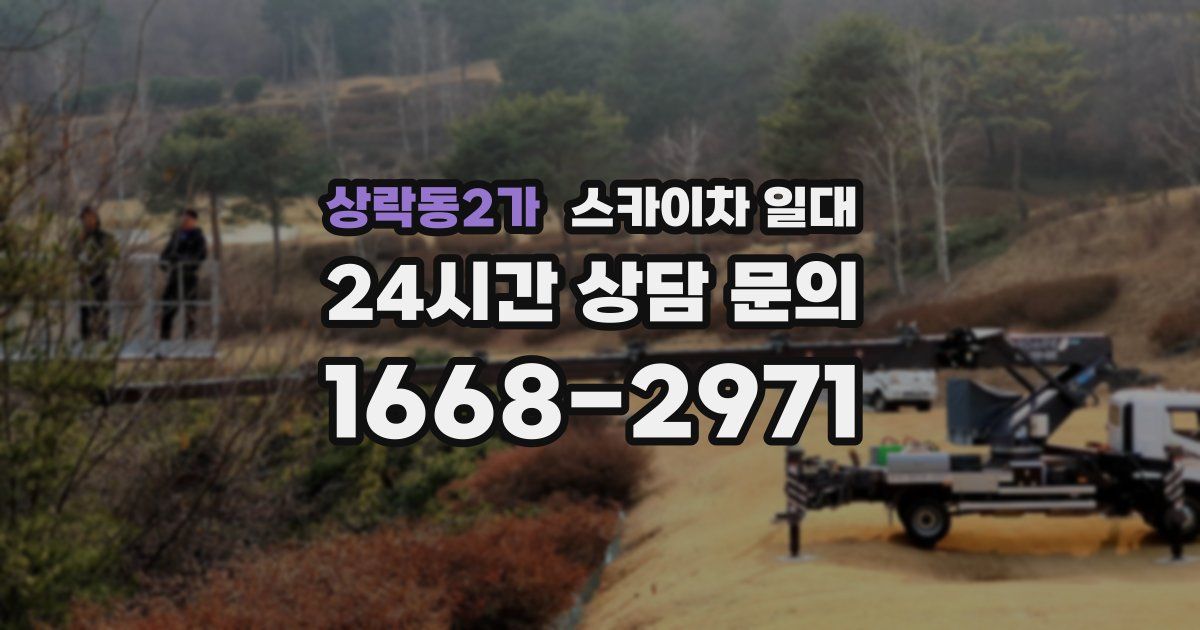 상락동2가 스카이차 일대