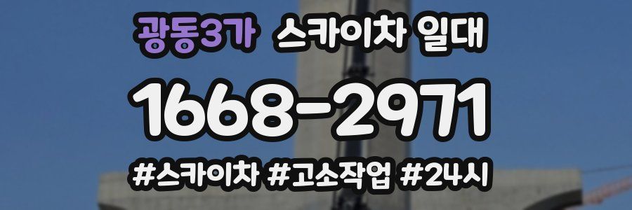 광동3가 스카이차 일대