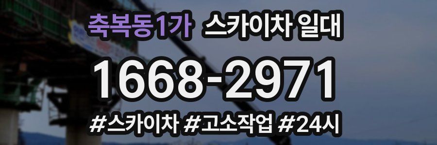 축복동1가 스카이차 일대