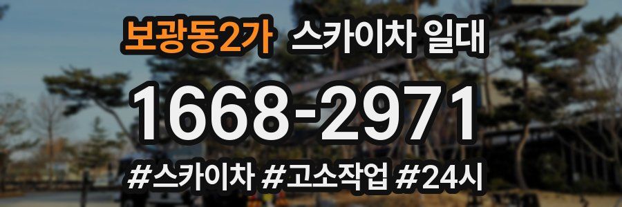 보광동2가 스카이차 일대