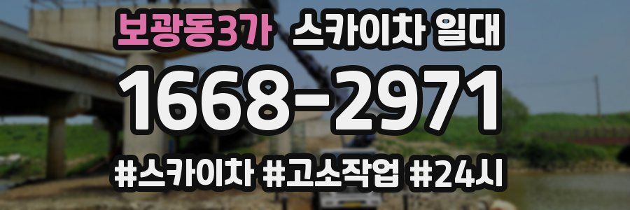 보광동3가 스카이차 일대