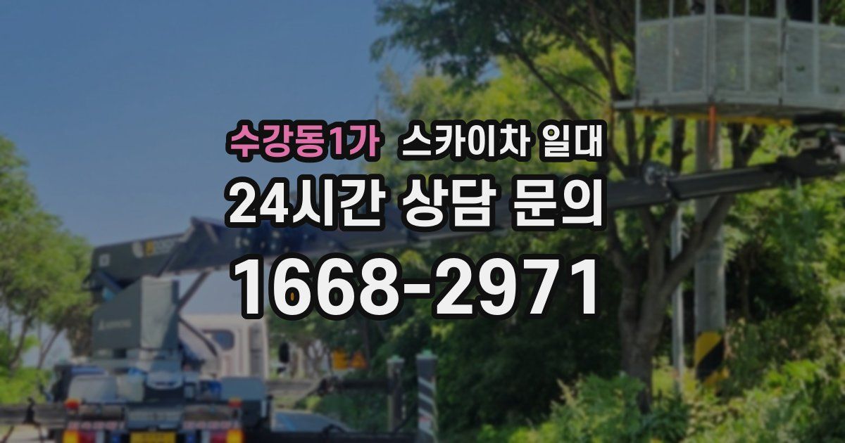수강동1가 스카이차 일대
