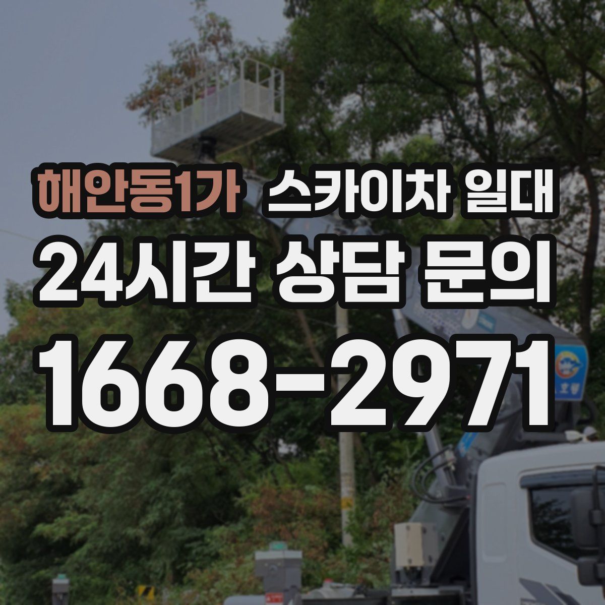 해안동1가 스카이차 일대