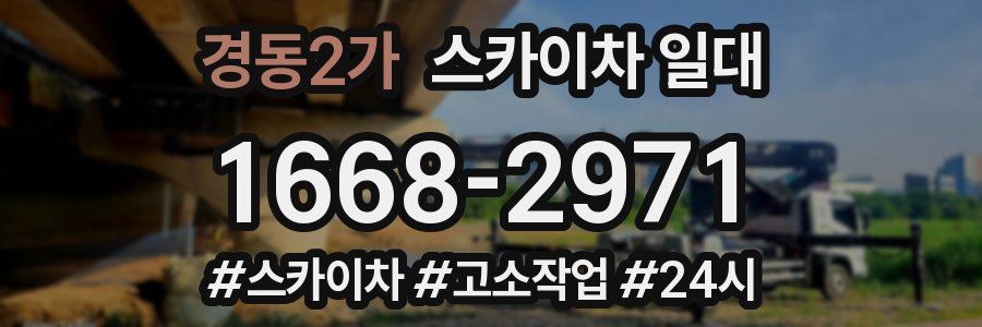 경동2가 스카이차 일대