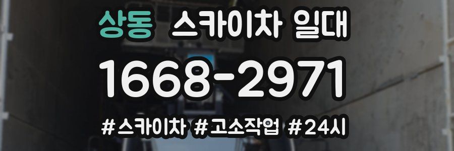 상동 스카이차 일대