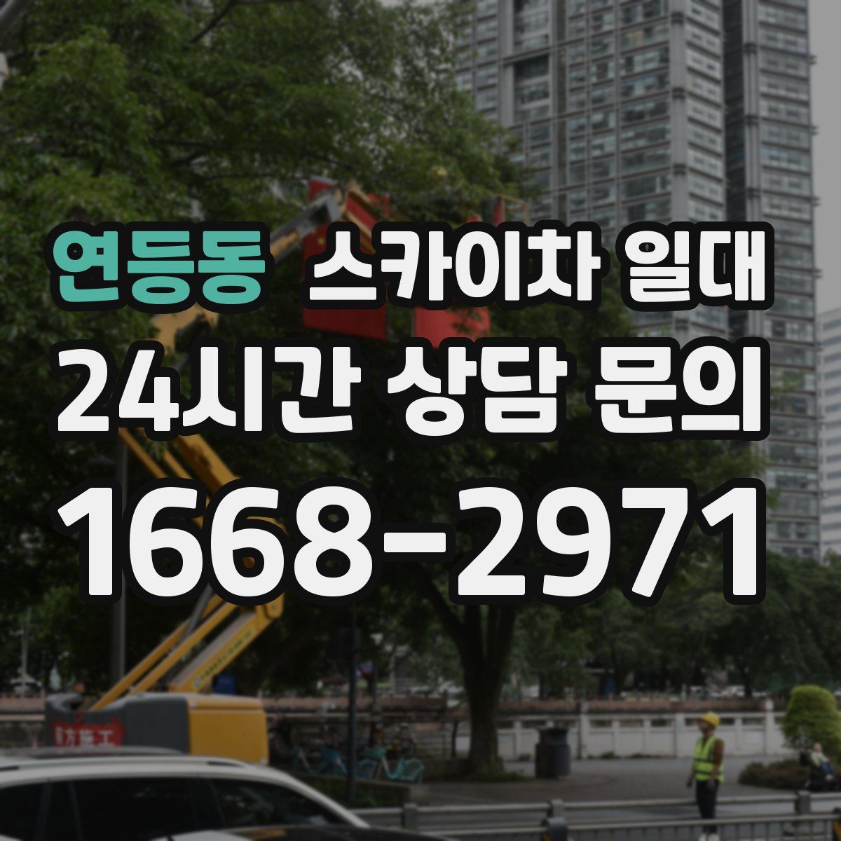연등동 스카이차 일대