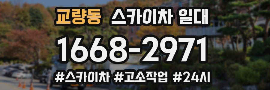 교량동 스카이차 일대