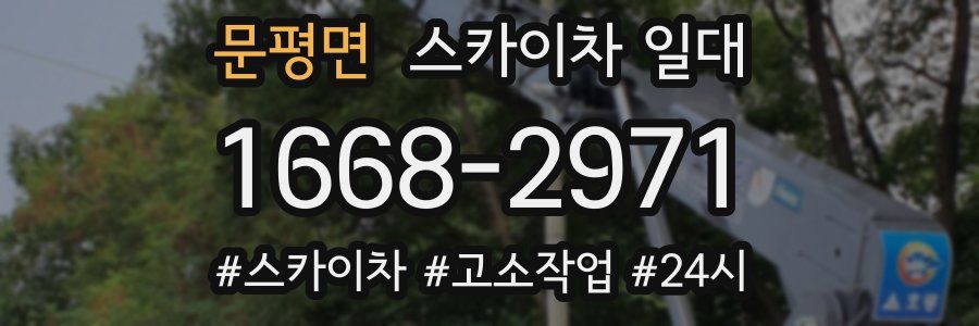 문평면 스카이차 일대