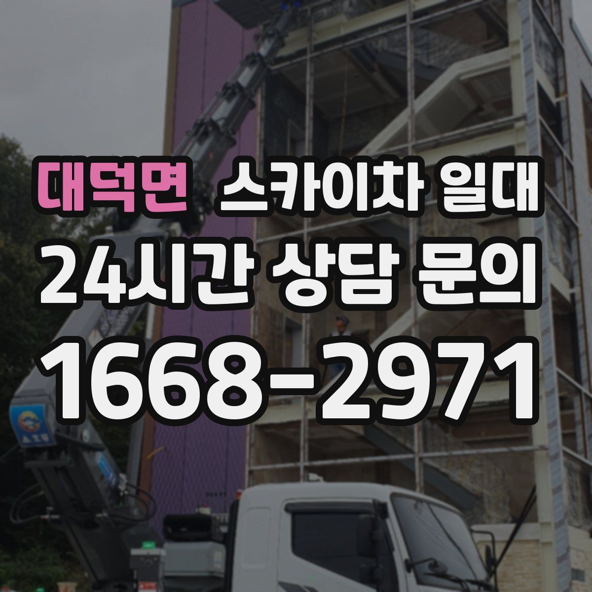 대덕면 스카이차 일대