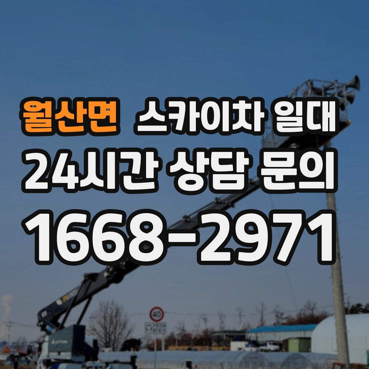 월산면 스카이차 일대