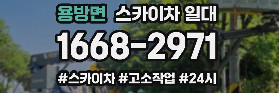 용방면 스카이차 일대