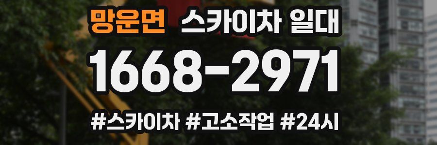 망운면 스카이차 일대