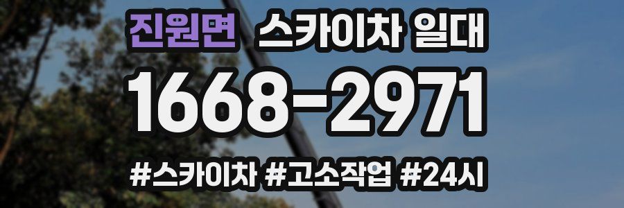 진원면 스카이차 일대