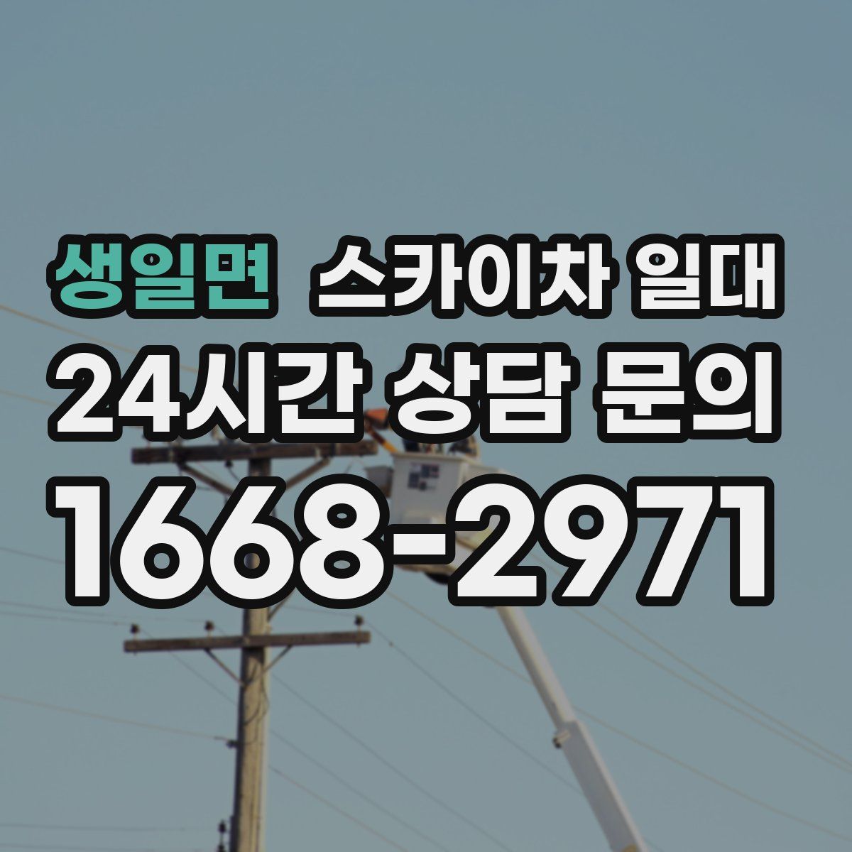 생일면 스카이차 일대
