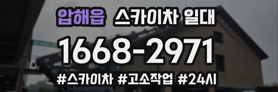 압해읍 스카이차 일대
