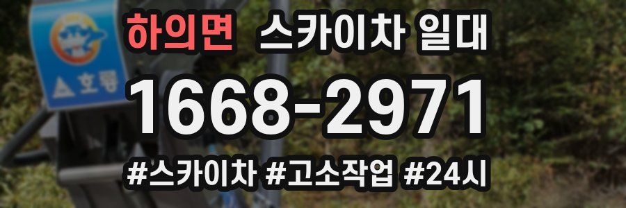 하의면 스카이차 일대