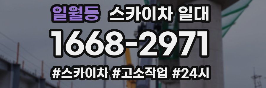 일월동 스카이차 일대