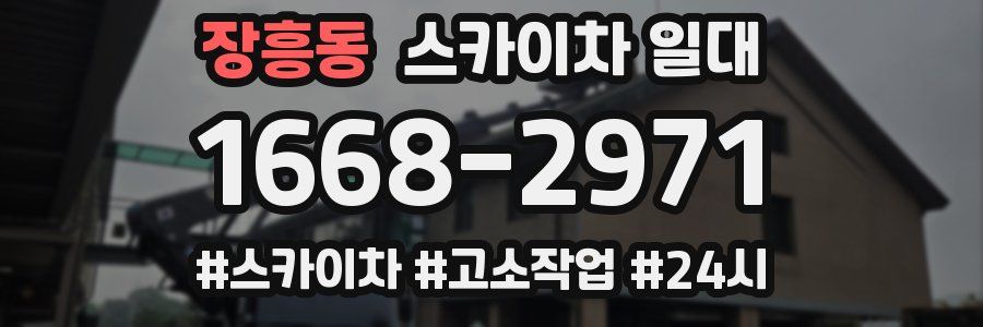장흥동 스카이차 일대