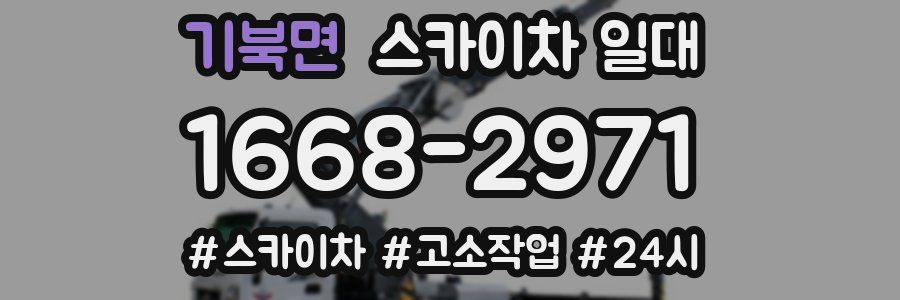 기북면 스카이차 일대