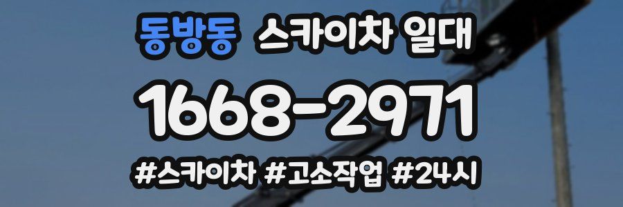 동방동 스카이차 일대