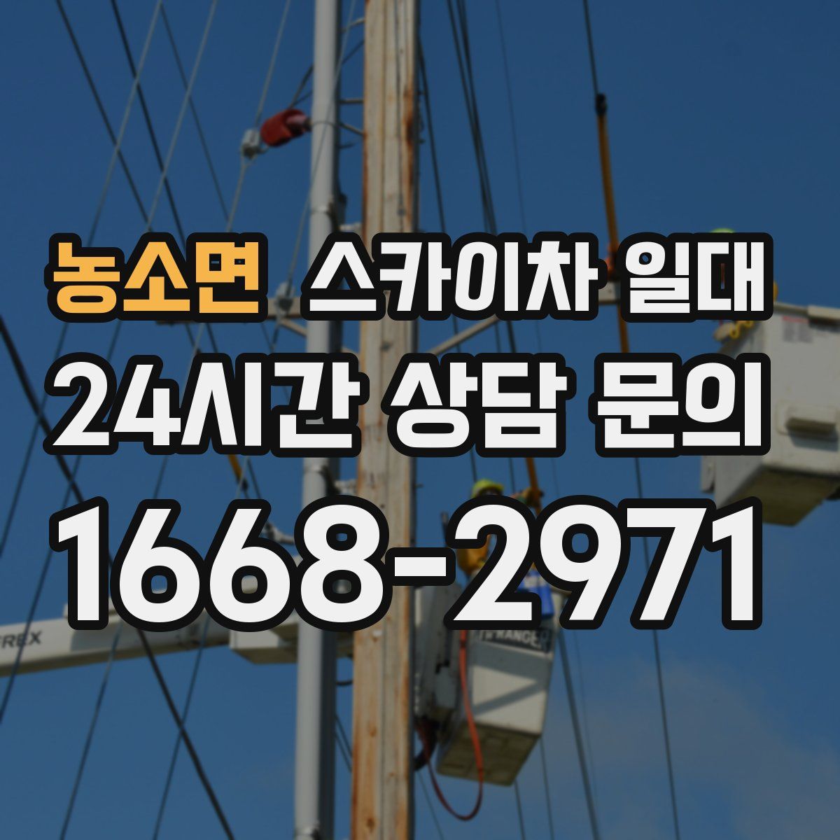 농소면 스카이차 일대