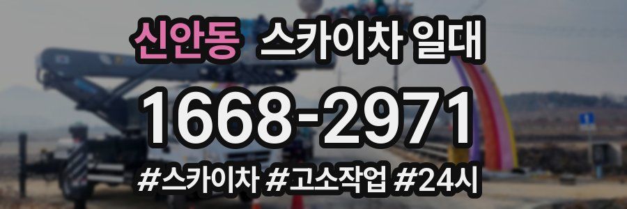 신안동 스카이차 일대