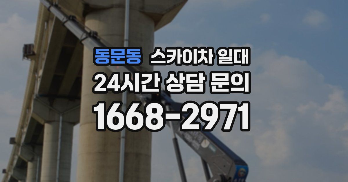 동문동 스카이차 일대