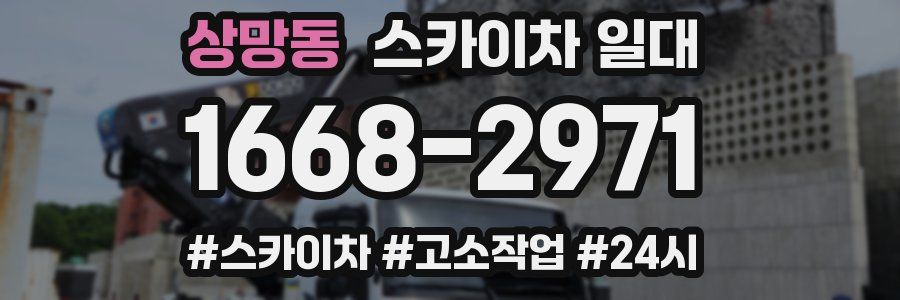 상망동 스카이차 일대