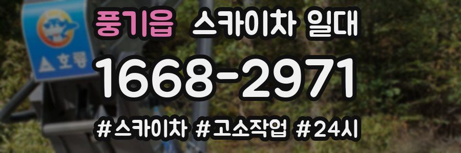 풍기읍 스카이차 일대