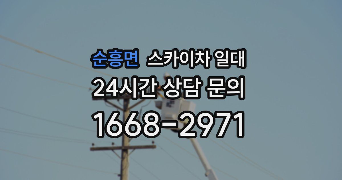 순흥면 스카이차 일대