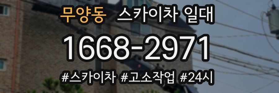 무양동 스카이차 일대