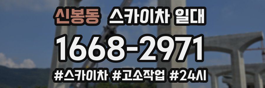 신봉동 스카이차 일대
